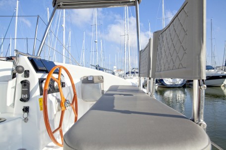 Excess 11 Catamaran cockpit 3