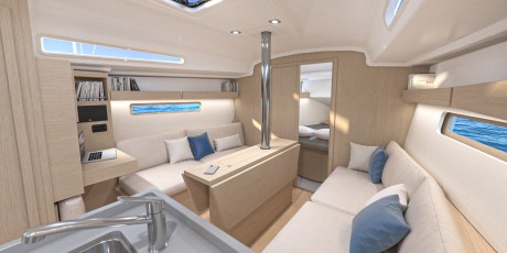 Oceanis 37.1 rendering 9