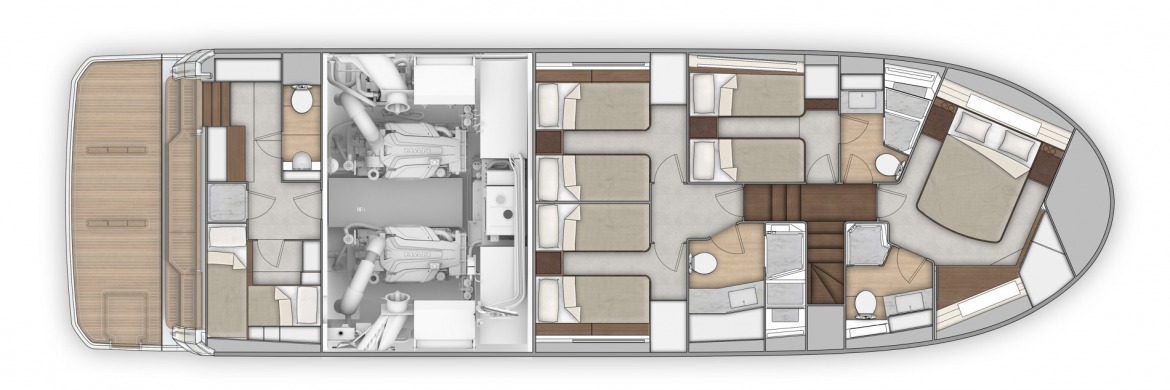 Grand Trawler 62 layout 4